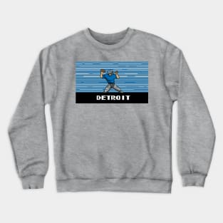 8-Bit Quarterback - Detroit Crewneck Sweatshirt